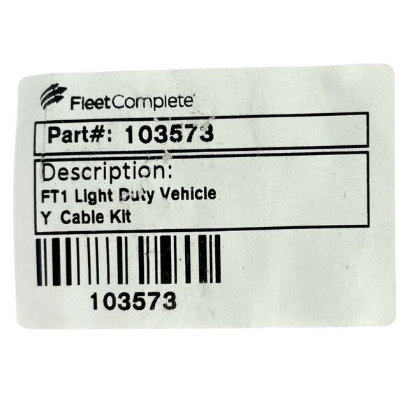Fleet Complete PT1 Light Duty Vehicle Y Cable Kit 103573 - Picture 6 of 6
